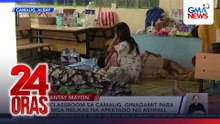 24 classroom sa Camalig, ginagamit para sa mga inilikas na apektado ng ashfall | 24 Oras