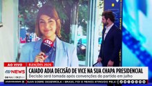 Caiado adia decisão de vice na sua chapa presidencial; Mehero e Motta comentam