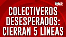Empresa de colectivo vendió sus recorridos y dejó a cientos de choferes sin trabajo