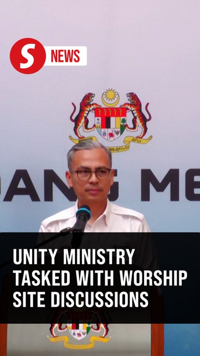 Unity Ministry to coordinate talks on unregistered places of worship, says Fahmi