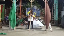 Choreographer Trips Mid Routine During Lively Festival Dance Practice