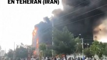 Al menos ocho muertos en un incendio de un centro comercial en Teherán