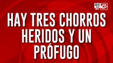 Persecución y tiroteo termina con varios delincuentes heridos de bala