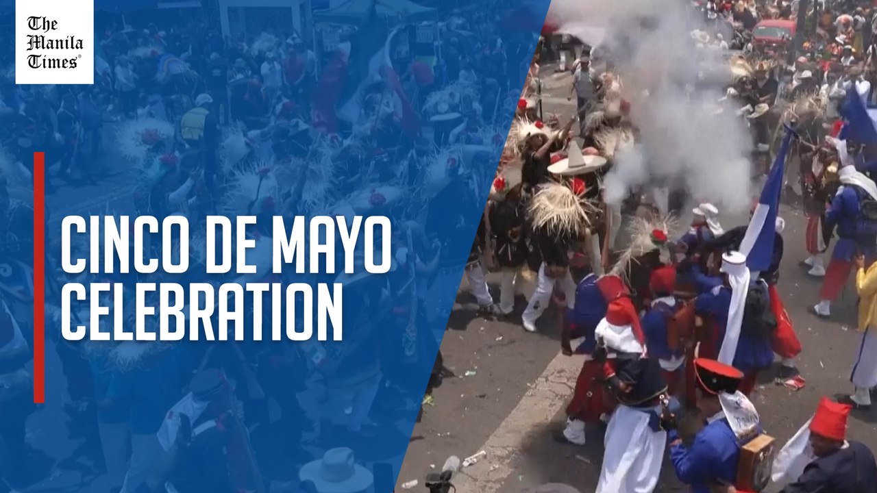 Mexicans mark Cinco de Mayo with re-enactment of historic victory over French forces