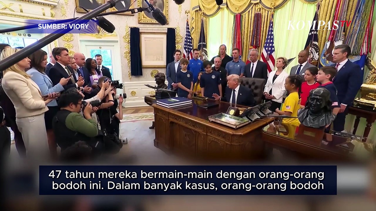 Sesumbar Trump Minta Iran Kibarkan Bendera Putih Menyerah Perang