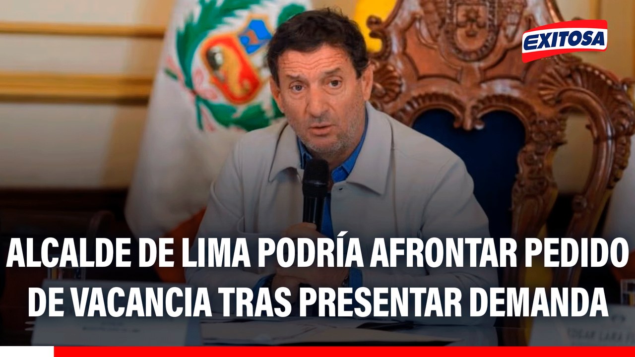 Alcalde de Lima podría afrontar pedido de vacancia tras presentar demanda competencial utilizando presupuesto del Municipio