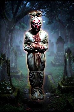 Pocong bangkit dari kubur #foryou #pocong #ghost #hantu #scary #penampakan #seram #fyp #trending