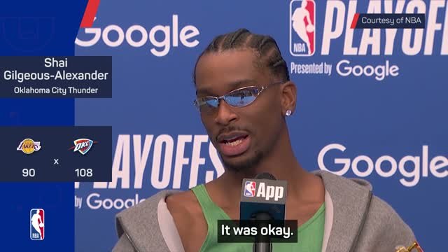 SGA fails to make 20 points, but OKC overcome Lakers in Game 1