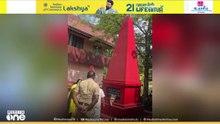 അനിയനായ ജി.ഭുവനേശ്വരന്റെ രക്തസാക്ഷി മണ്ഡപത്തിൽ പുഷ്പാർച്ചന നടത്തി ജി സുധാകരൻ....