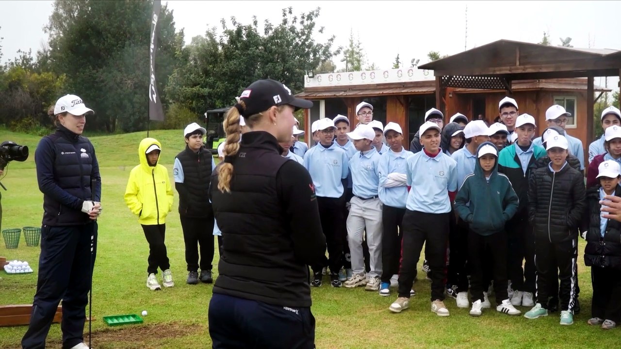 Madaëf Ladies Open : les jeunes golfeurs marocains à la rencontre des pros - Golf