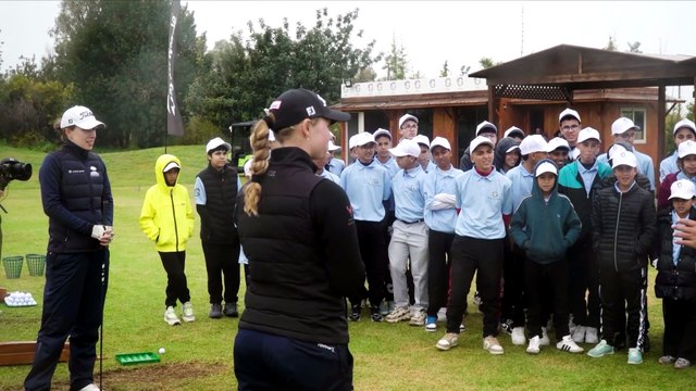 Madaëf Ladies Open : les jeunes golfeurs marocains à la rencontre des pros - Golf