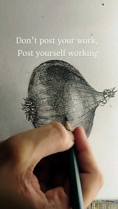 How to draw and shade a onion, realistic onion shading