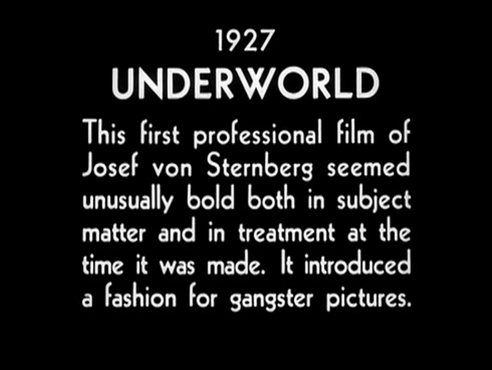 Underworld 1927