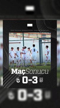 ⏹️ Maç sonucu. U16 Türkiye Şampiyonası Çeyrek Finalleri | Trabzonspor 0:3 Beşiktaş 💪🏻