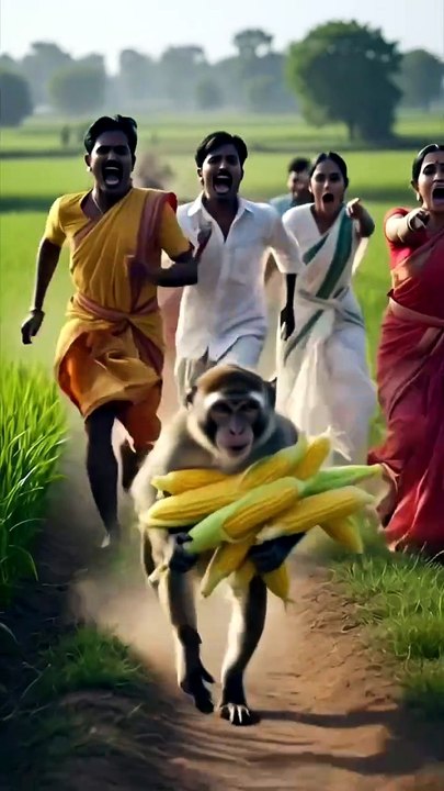 Monkey and Girl story