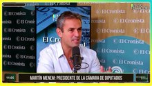 Martín Menem sobre la mejora en la nota de deuda y el caso Adorni