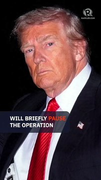 Trump pauses effort to escort ships in Strait of Hormuz, citing deal progress