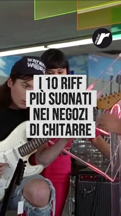 10 riff più suonati nei negozi di chitarre
