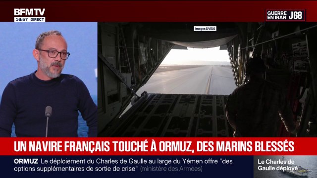 Pour les navires sous pavillon français, “on ne passera pas le détroit d’Ormuz dans ces conditions”, explique Emmanuel Chalard, secrétaire général de la Fédération des officiers de la marine marchande CGT