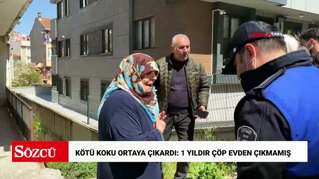 'Kötü koku' sonrası belediye harekete geçti; çöp evden 1 yıldır çıkmadığı ortaya çıktı