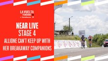 Allione can't keep up with her breakaway companions - Stage 4 | La Vuelta Femenina 26 by Carrefour.es