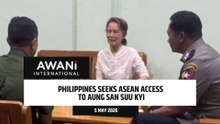 Philippines seeks ASEAN access to Aung San Suu Kyi