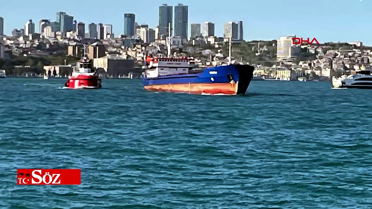 İstanbul Boğazı'nda gemi arızası; trafik askıya alındı