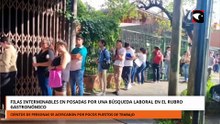 Filas interminables en Posadas por una búsqueda laboral en el rubro gastronómico
