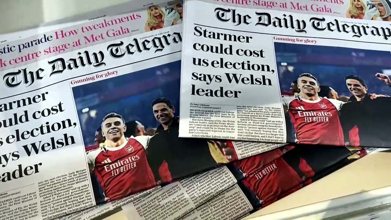 El Arsenal elimina al Atlético de Madrid y comparte portada con las elecciones locales inglesas
