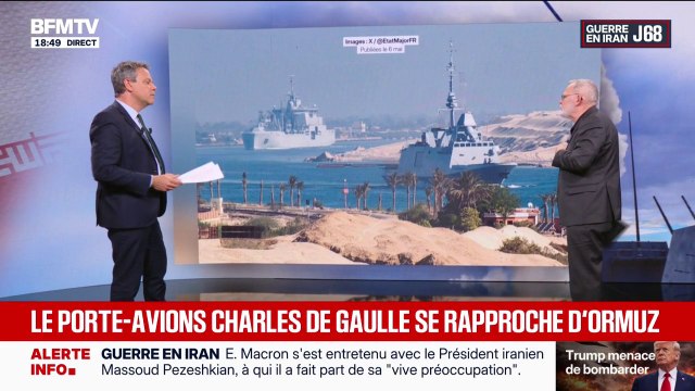 Détroit d'Ormuz: ce que l'on sait du déploiement du Charles de Gaulle en mer Rouge