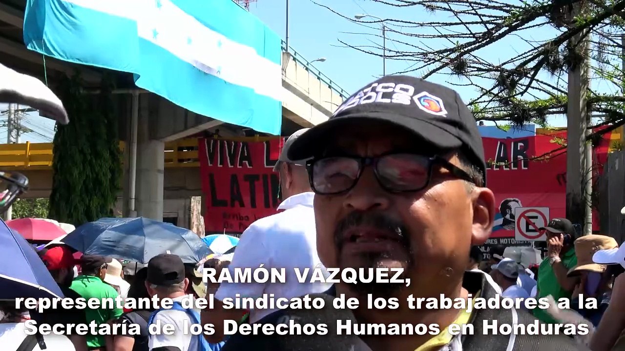 Honduras: “El capataz (al servicio de Trump) que tenemos en la presidencia, debe estar preso”