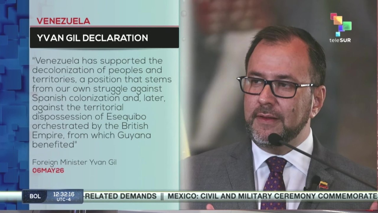 Venezuela | Yvan Gil declaration