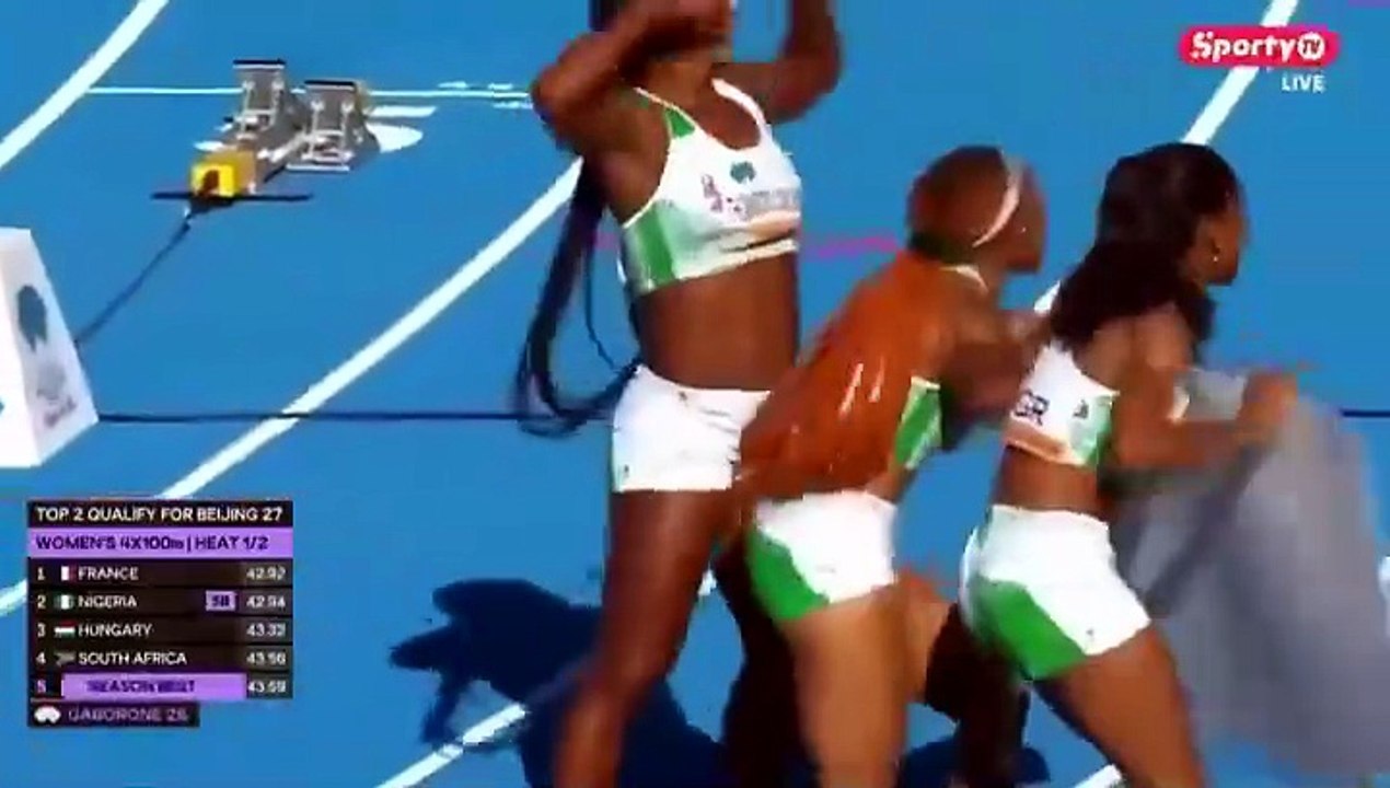 Team Nigeria Goes Viral at World Relays 2026 After Beating South Africa to Qualify for World Championships