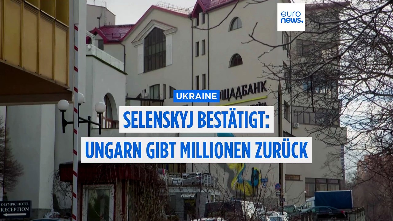 Selenskyj begrüßt 'wichtigen Schritt': Ungarn gibt beschlagnahmtes Bargeld zurück