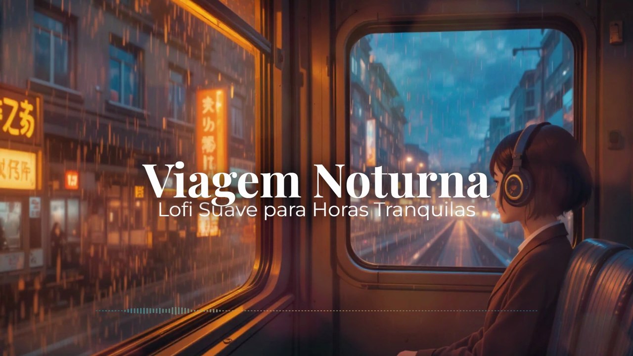 Viagem Noturna | Lofi Suave para Horas Tranquilas