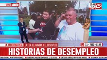 La Argentina real: padre, hijo y nieto en la fila para buscar trabajo