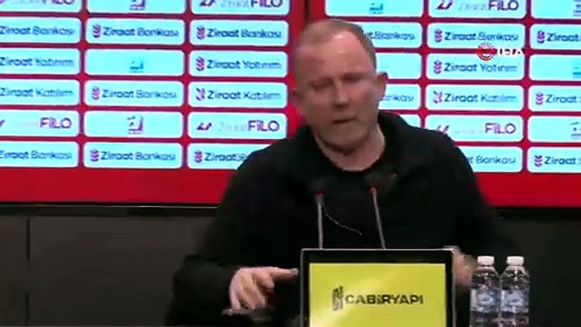 Sergen Yalçın: Taraftarımız bırakmamızı istiyorsa bırakırız | Ajansspor | IHA
