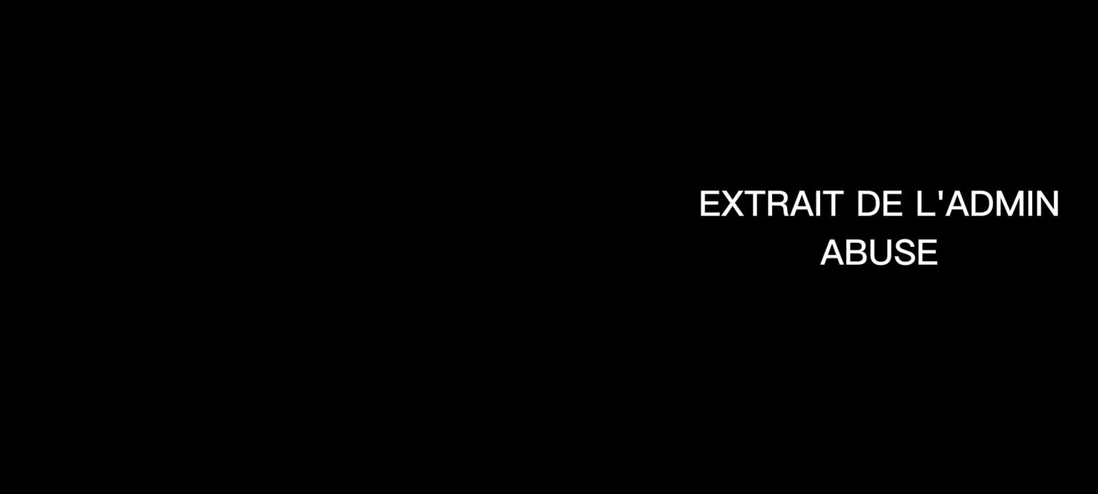 Extrait admin