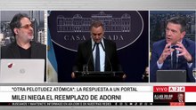 Milei negó reemplazar a Adorni