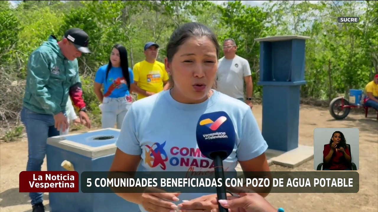 Sucre | Construcción de pozo de agua potable favorecerá a 5 comunidades del municipio Andrés Mata