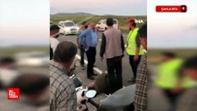 Şanlıurfa'da motosiklet devrildi: Karı-koca yaralandı