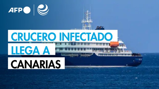 El crucero con hantavirus dejó Cabo Verde y se dirige a Canarias