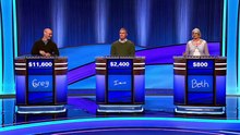 Jeopardy - Season 43 - Episode 85; Greg Shahade, Ian Samson, Beth Orlansky EngSub_848x480