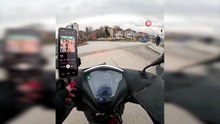 Trafikte karşılaştığı kadın kuryede sanki kaybettiği kızını gördü