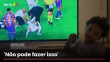 Mavie dá bronca em jogador que atinge Neymar durante jogo: 'Não pode fazer isso'