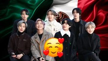 BTS saluda a sus fans mexicanos desde Palacio Nacional