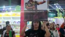 Protesta de Cultura en la Feria del Libro