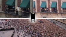 Integrantes de BTS hablan español frente a su publico mexicano desde Palacio Nacional
