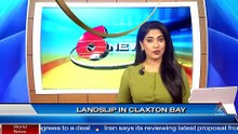 LANDSLIP IN CLAXTON BAY