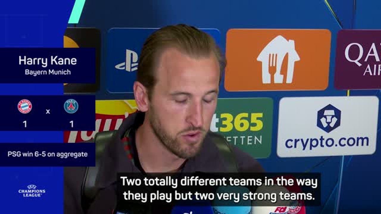 Kane says PSG are 'slight favourites' against Arsenal